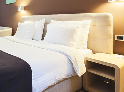 Cabeceros tapizados con aislamiento acústico integrado