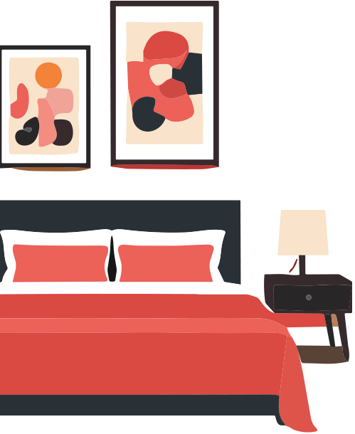 Confort y descanso en las zonas privadas