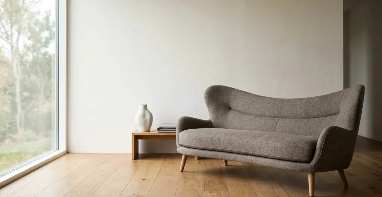 Sofá ergonómico con diseño envolvente y soporte lumbar para reducir el dolor de espalda