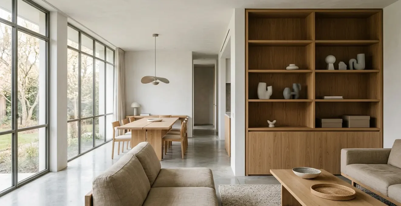 Espacio interior personalizado con diseño funcional y distribución optimizada