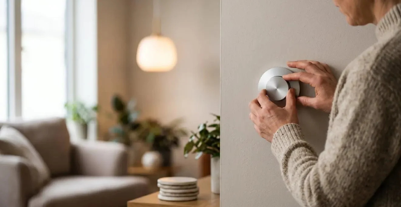 Espacio interior con diferentes niveles de iluminación LED regulable creando ambiente acogedor