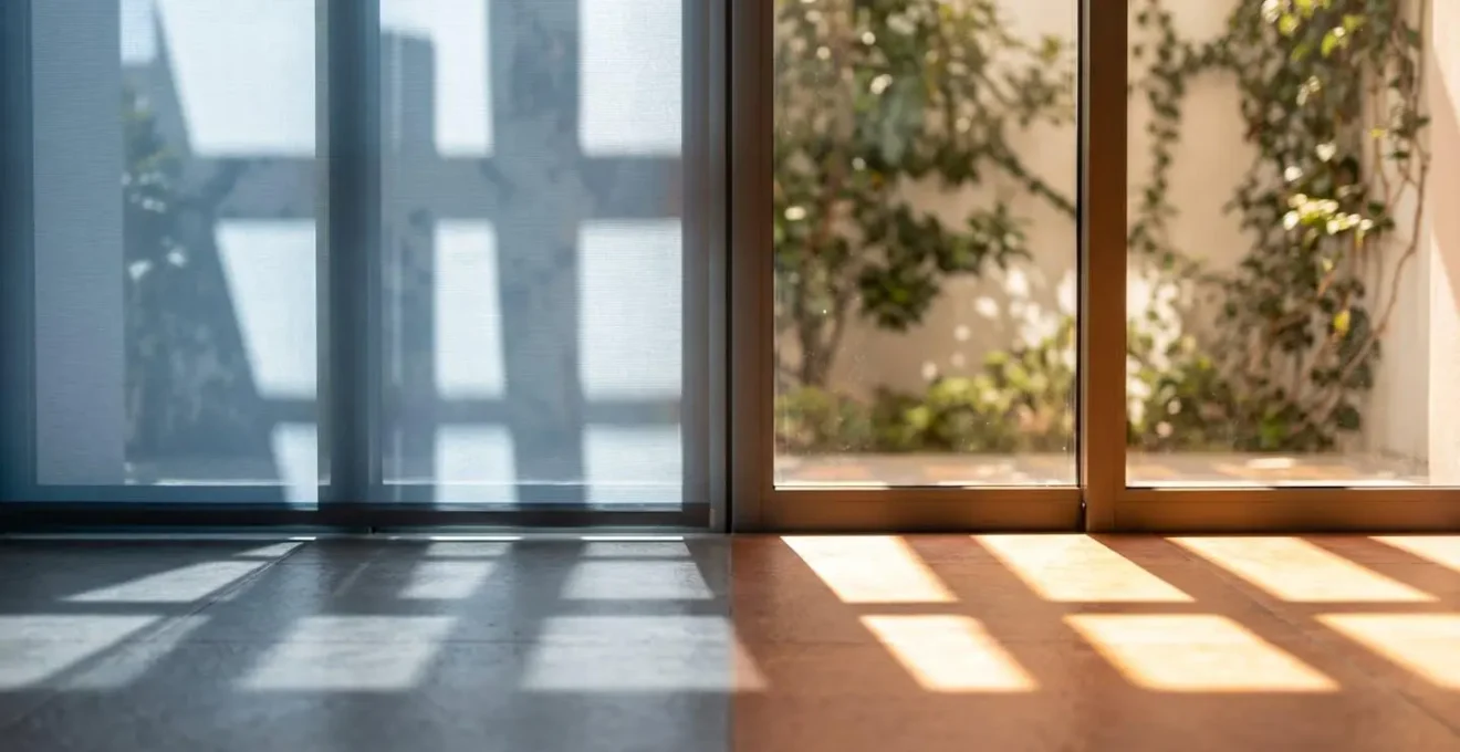 Ventanal con luz natural filtrada por solución de diseño bioclimático que controla ganancia de calor solar